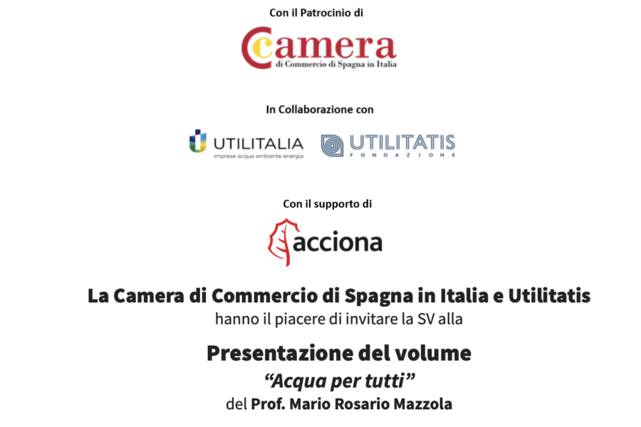 Presentazione del volume “Acqua per tutti”